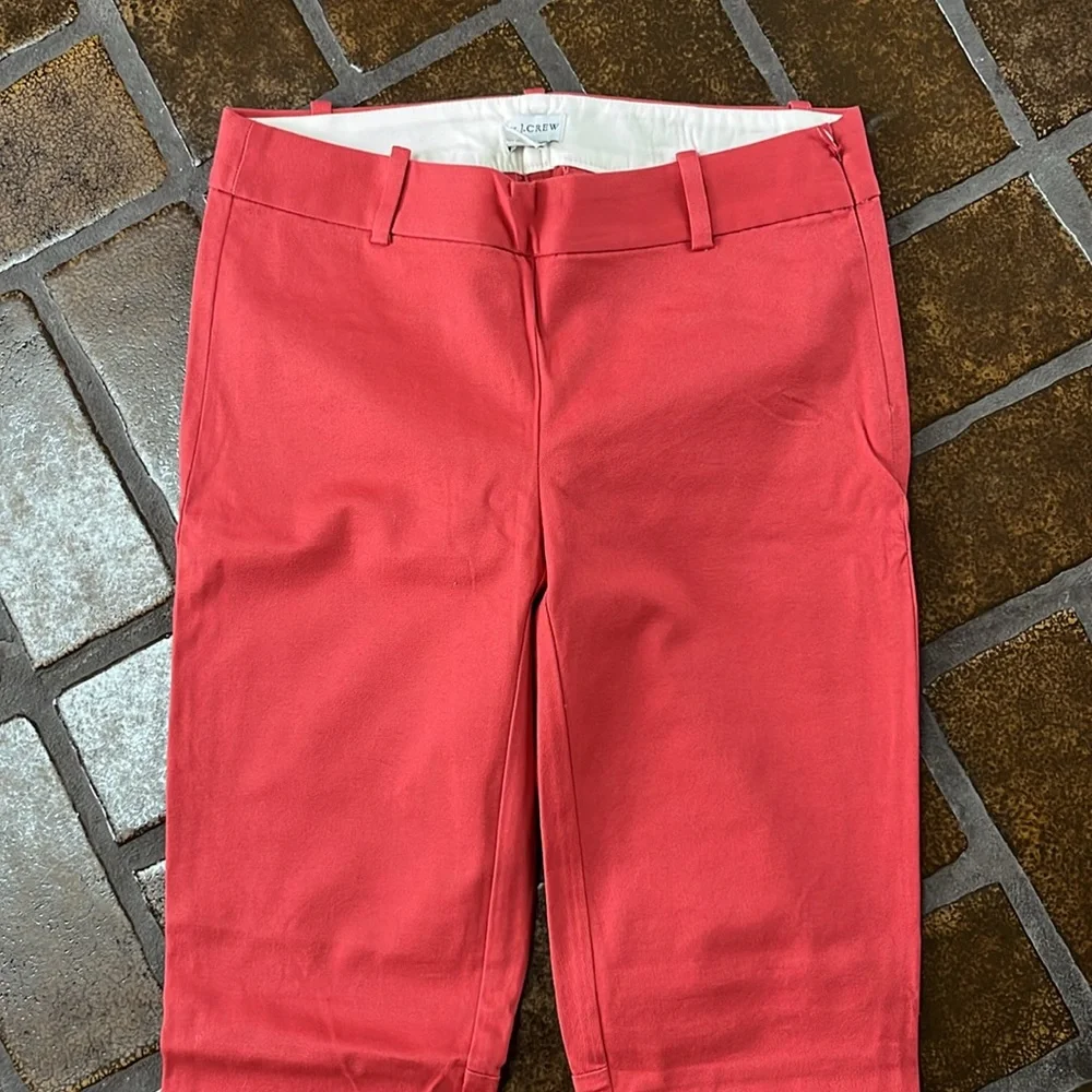 NWT J. By J. Crew Salmon Scalloped Hem Ankle Pant